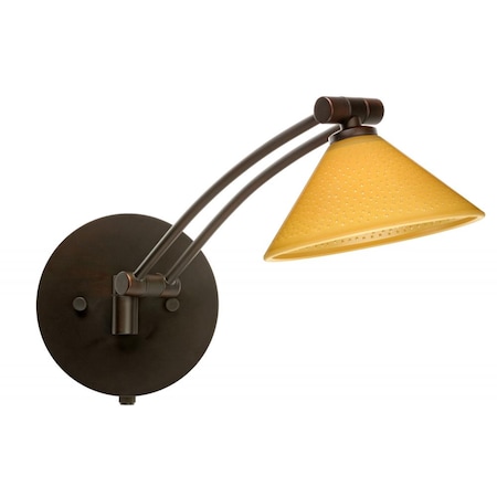 Besa Lighting Besa Wall Kona Bronze Mango Starpoint 1x50W Halogen Gy6.35 1WW-282490-BR